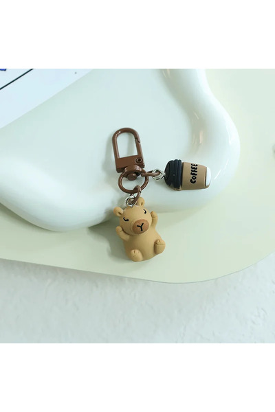 Choice E Kawaii Resin Capybara Keychain Cute Animal Bag Charm for Women Girls...