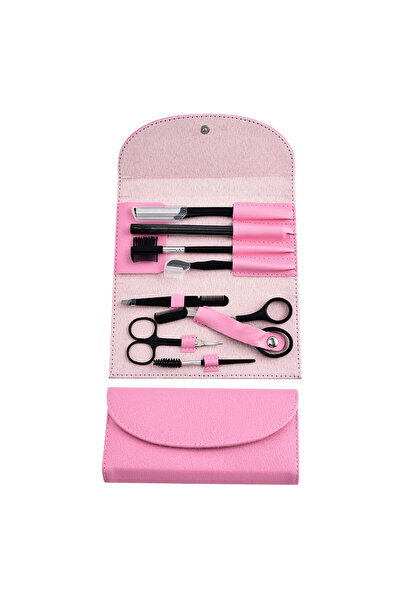 choice2 مجموعة بينك لتشكيل الحواجب، 8 قطع للعناية بالحواجب، تتضمن أداة تشكيل ...