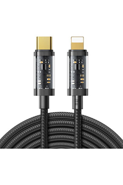 Joyroom καλώδιο USB Type C - Lightning PD 20W 2m μαύρο (S-CL020A20-μαύρο)