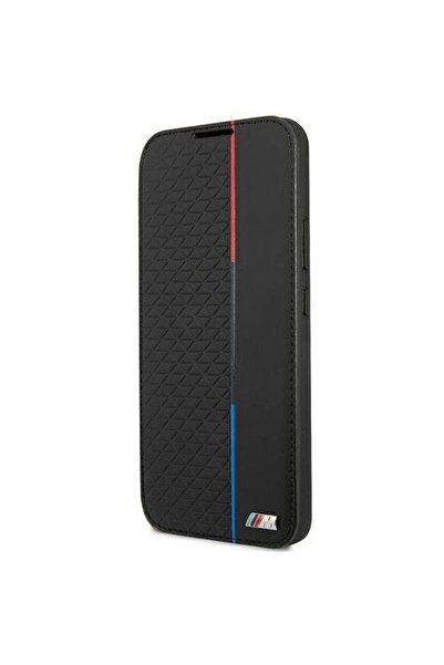 BMW Etui BMBKS22MTRTBK S22+ S906 Negru/black bookcase M Collection Triangles
