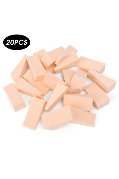 Choice4 Skin tone A 100Pcs/Set Triangle Dry Wet Use Makeup Sponge Face Founda...