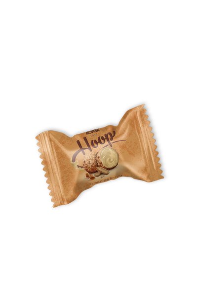 KONAK Hoop Karamelize Bisküvili Top Gofret 250 Gr