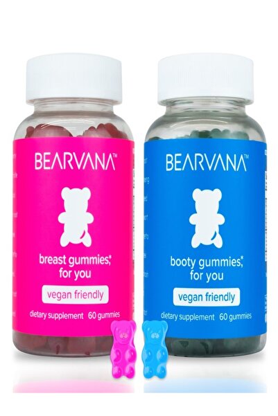 BEARVANA Top & Peach Support Combo Pack Multivitamin Gummies for Women