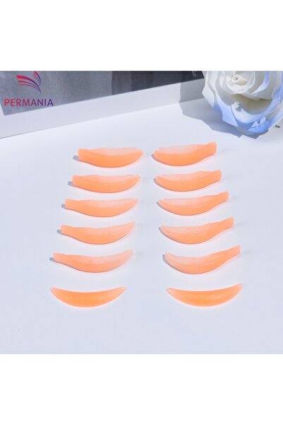 Choice Orange Permania Reusable Eyelash Lifting Silicone Lamination Pad Eyela...