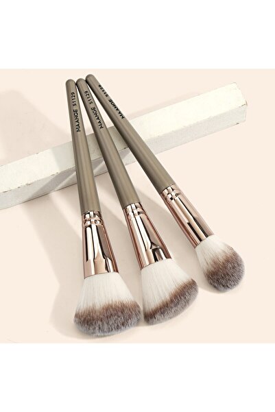 Choice مجموعة فرش مكياج احترافية من 3 قطع من MAANGE، تشمل فرشاة كريم الأساس، ...