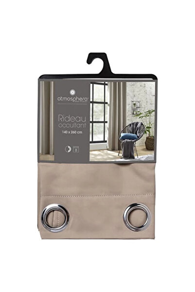 Atmosphera Créateur D'intérieur Perdea luxury opaca din polistier, Bej sofist...