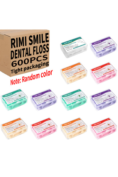 Choice1 12 علبة تحتوي كل منها على 600 قطعة من خيط تنظيف الأسنان الناعم 50/150...