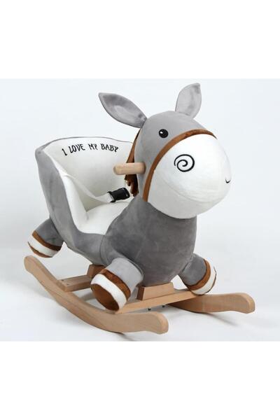 Tommybaby Egitici Peluş Sallanan At Ahsap Sallanan At