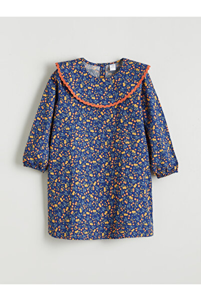 LC Waikiki Rochie de fete florală cu guler Peter Pan