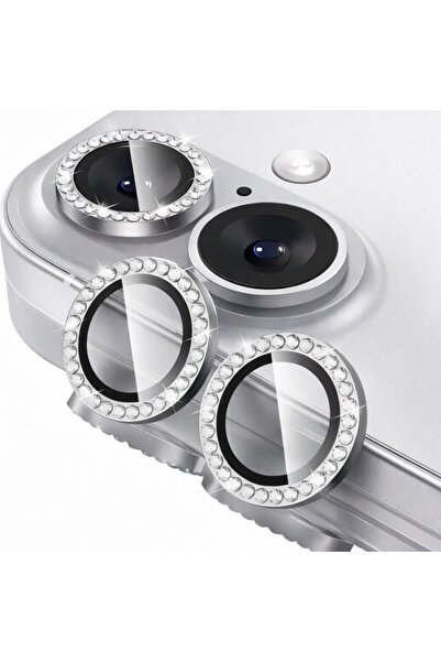 Coverzone Shiny Stone Silver Special Design Camera Lens Protector Compatible ...