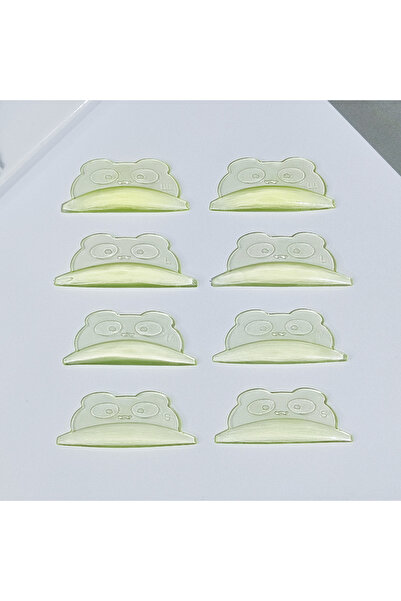 Choice3 مجموعة بيرمانيا الخضراء المكونة من 8 قطع من وسادات تجعيد الرموش المصن...