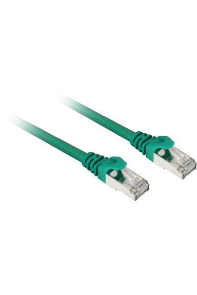 SHARKOON patch network cable SFTP, RJ-45, with Cat.7a raw cable (green, 10 me...