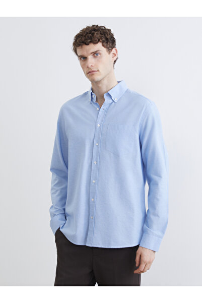 LC Waikiki Regular Fit Button-Down Collar Long Sleeve Men's Shirt