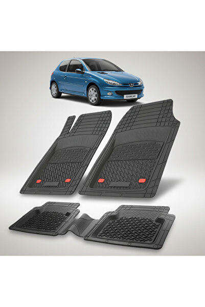 TEAMCAR Συμβατά πατάκια δαπέδου Tavita για Peugeot 206 (3θυρο Facelift/Φάση 2...
