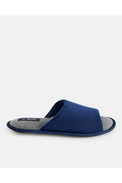 REDTAG Men Navy Solid Slippers