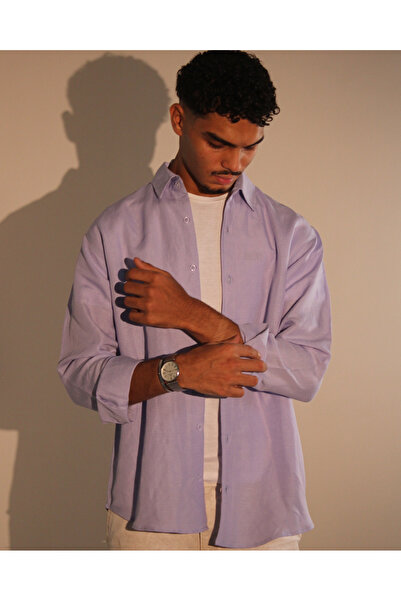 Cérna linen Men's linen shirt, lightweight and comfortable, with a stylish de...