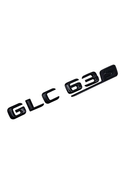 MERCEDES Emblemă neagră pentru portbagajul spate al GLC 63_S