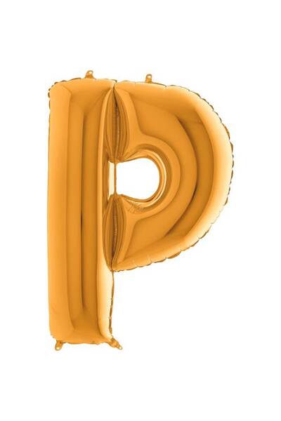 My Party Store Folio Letter Balloon 100 cm P Gold