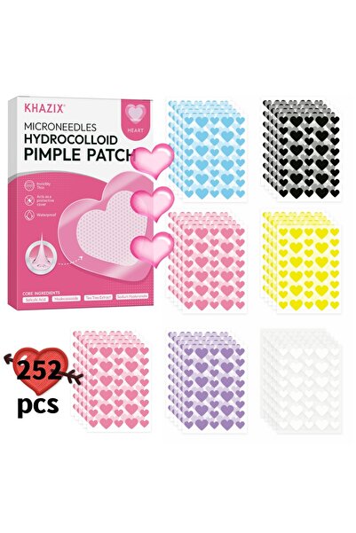 Choice baifenWZ ax252PCS Seven colors 1260PCS Cute heart-shaped acne patch, h...
