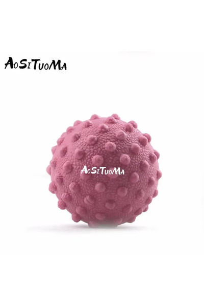 Choice Pink Fascia Ball Raised Point Massage Ball TPR Posture Master Yoga Bal...