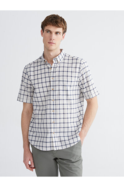 LC Waikiki Regular Fit Plaid Poplin Men's Shirt