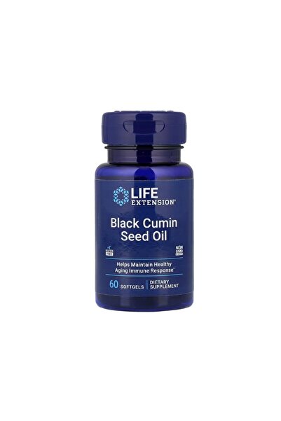 Life Extension Black Cumin Seed Oil (Ulei din Seminte de Chimen Negru) 60 caps -
