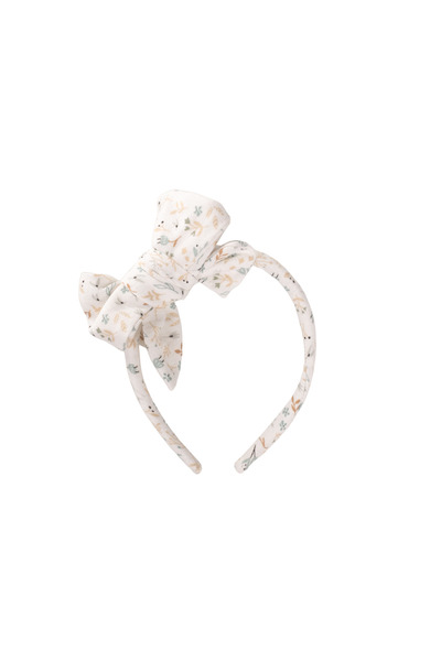 Cigit Large bow crown mint flower pattern