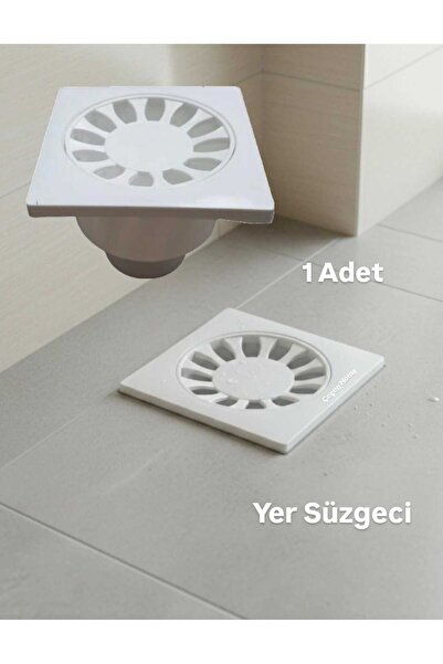 ÇEÇEN HOME 1 Piece - Bottom Outlet Floor Drain, Plastic Floor Drain Siphon Ba...