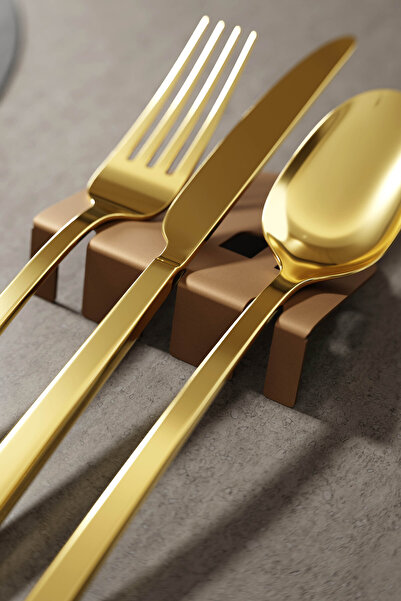 iwa concept 6-Piece Dome Design Ramadan Metal Cutlery Holder - Metal Tablewar...