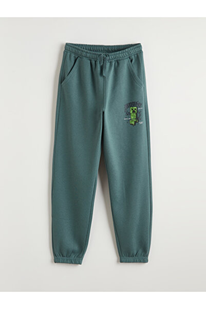 LC Waikiki Minecraft Print Boys' Jogger Sweatpants
