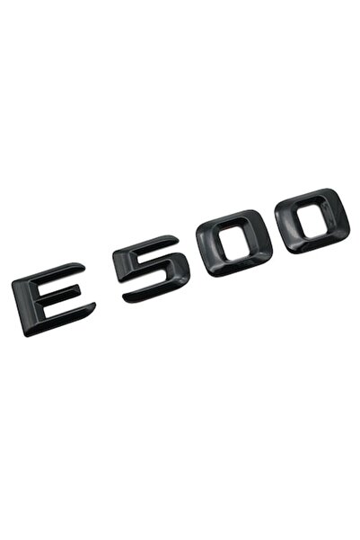 MERCEDES Emblemă neagră E 500 pentru portbagaj