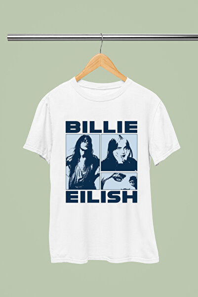 MAGORS Μπλουζάκι BILLIE EILISH από βαμβάκι με στάμπα, κοντομάνικο, κανονική ε...