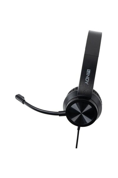 LİNDY Headset Wired Negru