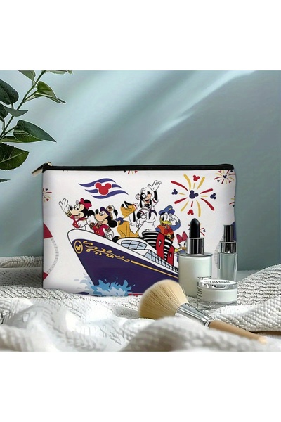 Choice A 1 Disney Mickey Captain Cruise Ship Themed Makeup Bag - Cute and Ver...