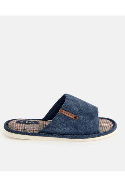 REDTAG Men Navy Cut & Sewn Slippers