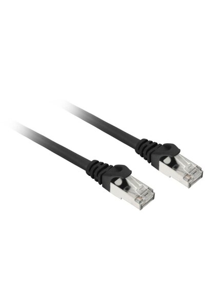 SHARKOON patch network cable SFTP, RJ-45, with Cat.7a raw cable (black, 10 me...