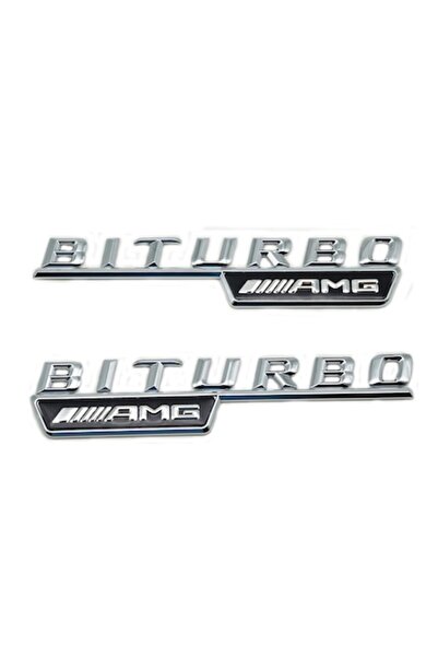 MERCEDES Set de 2 embleme Biturbo AMG pentru aripi