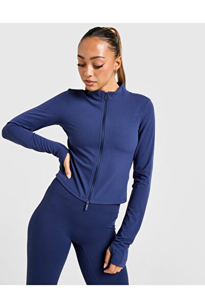 Nike Zenvy Dri-Fit Ls Top Women's Navy Blue Sweatshirt Sprint Sport