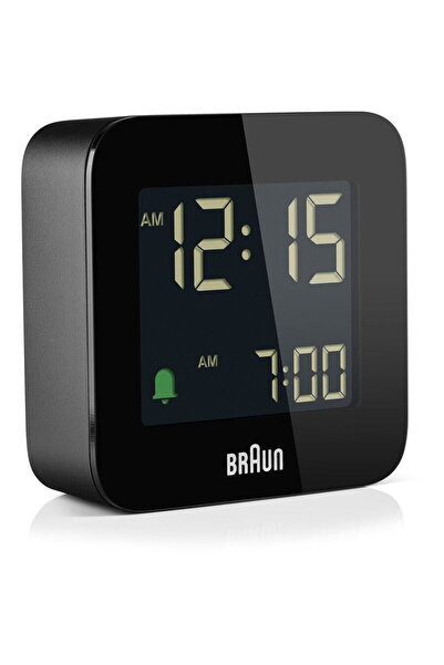 Braun BC 08 B-DCF black Radio Controlled Alarm Clock