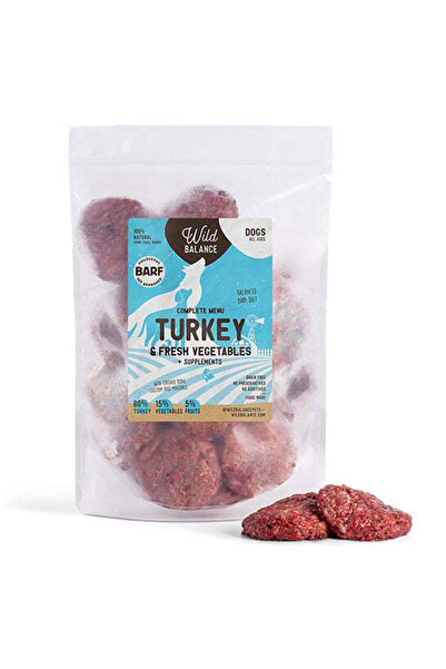 WILD Balance Complete BARF Menu Turkey Raw Food for Dogs