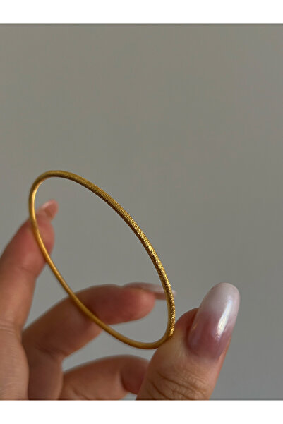 Kuyumcum 9 GR 22 AYAR ALTIN SİMLİ AJDA MODEL BİLEZİK (58-60-62-64-66-68 BEDEN)