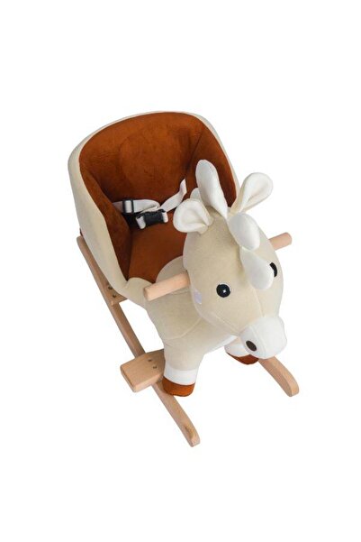 Tommybaby Egitici Peluş Sallanan At Ahsap Sallanan At