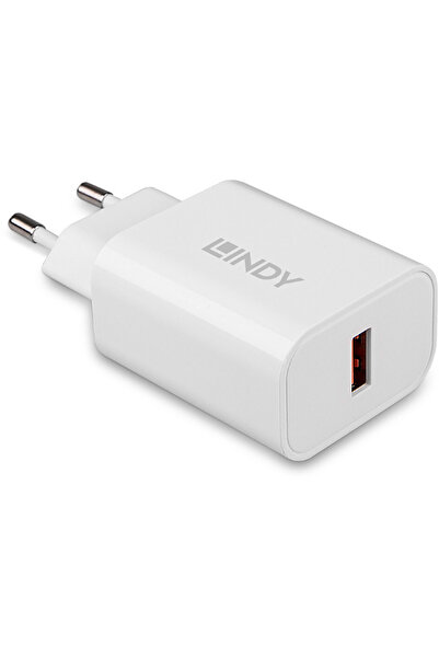 LİNDY USB-A 18W Alb