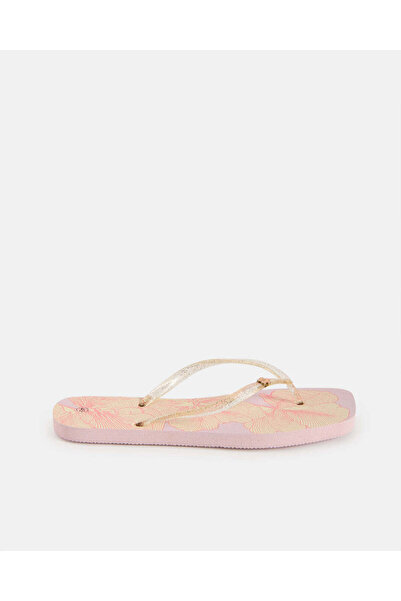 REDTAG Women Pink Floral Printed Flip Flop