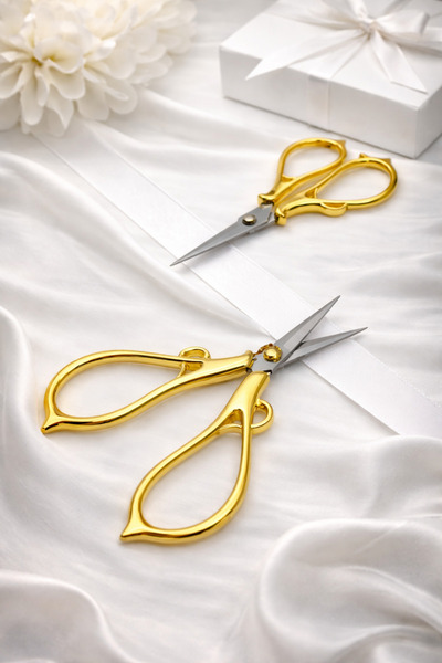 ZEYMERADE Foarfece pentru cusut Söz Nişan, cu deschidere cu panglică, pentru ...