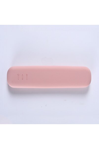 Choice Peach powder Travel Makeup Brush Holder Silicone Cosmetic Brushes Bag ...
