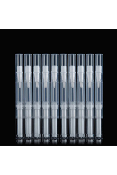 Choice ١٠ أقلام زيت أظافر فارغة، ١٠ أقلام كريم أساس سائل شفاف بلاستيكي، قلم د...