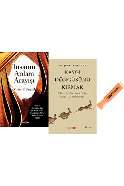 Okuyan Us Yayınevi İnsanın Anlam Arayışı + Kaygı Döngüsünü Kırmak / 2 Kitap S...