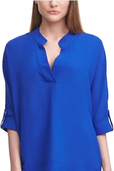 Calvin Klein Women's Shirt, Blue, M