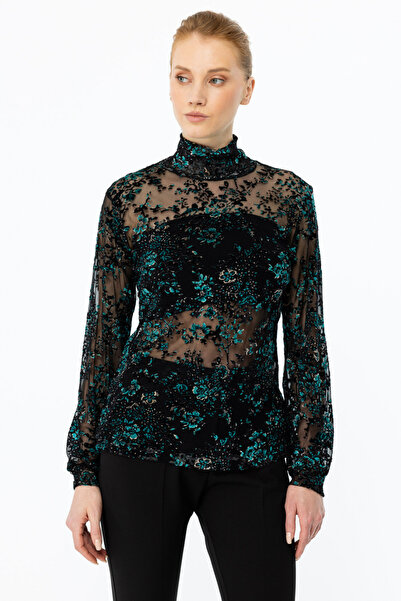 ON    Patterned Tulle Blouse
